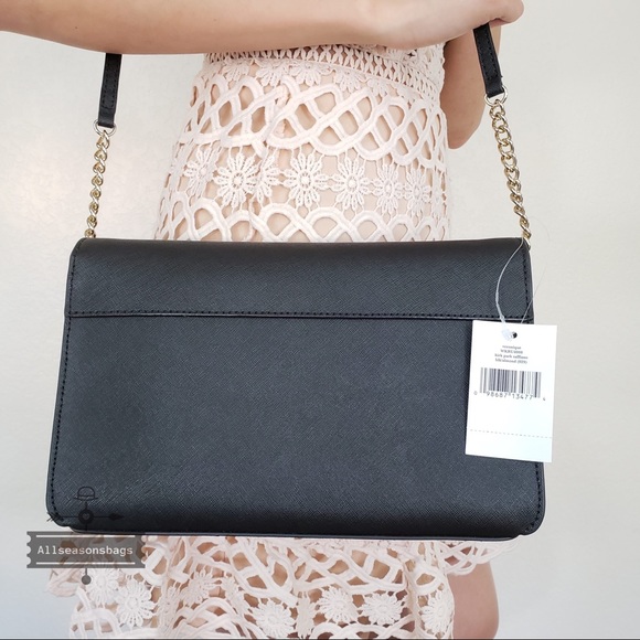 NWT Kate Spade Veronique Black Bow Crossbody Bag - Picture 7 of 8